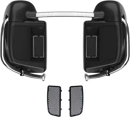 Vista 10 de Kits de calentadores de piernas con ventilación y combinación de color con guantera para Harley Davidson Touring Street Road King Glide FLTR 2014