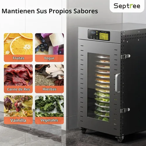 Vista 7 de Commercial - Máquina deshidratadora rotativa de 16 bandejas