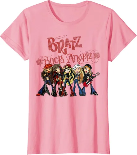 Vista 9 de Bratz Camiseta Rock Angelz Group Shot Negro