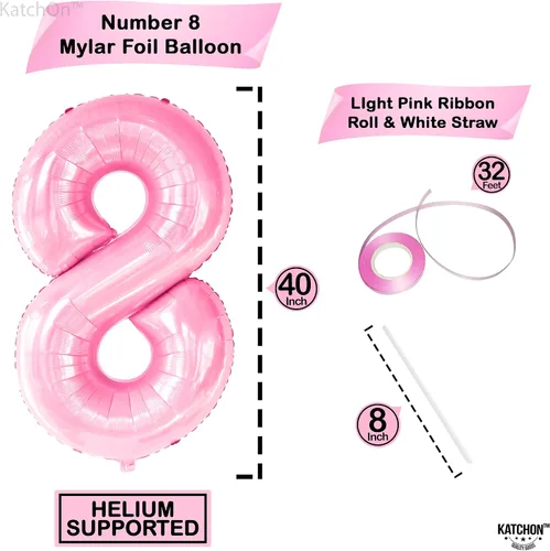 Vista 496 de KatchOn Globo negro del número 1 de 40 pulgadas, globo de feliz cumpleaños Large Mylar Number One Balloon for 1st Birthday Decorations, Foil