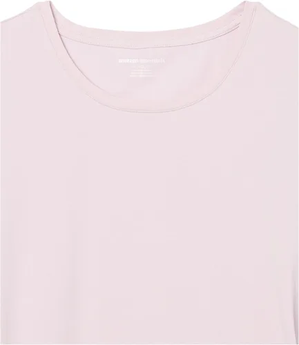 Vista 50 de Amazon Essentials Camiseta de manga corta con cuello redondo para mujer, de secado rápido, para entrenamiento, gimnasio, paquete múltiple