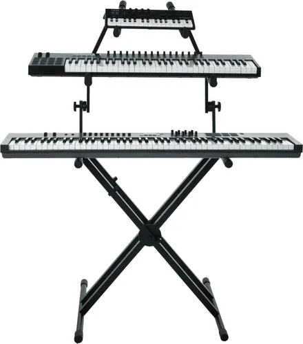 Vista 8 de Gator Frameworks 3rd Tier Add-On for X-Style Keyboard Stand, 60lbs Weight Capacity (GFW-KEY-5100XT)