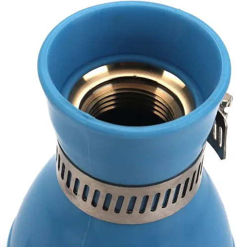 Vista 6 de SI FANG Polvo de tierra de diatomeas, pulverizador de bombillas de tratamiento de insectos con tubo largo de cobre, aplicador de polvo de Azul