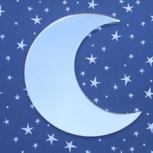 Vista 2 de Espejo Luna - Decoración de pared perfecta LotusMoon (7.9x6.3 in)