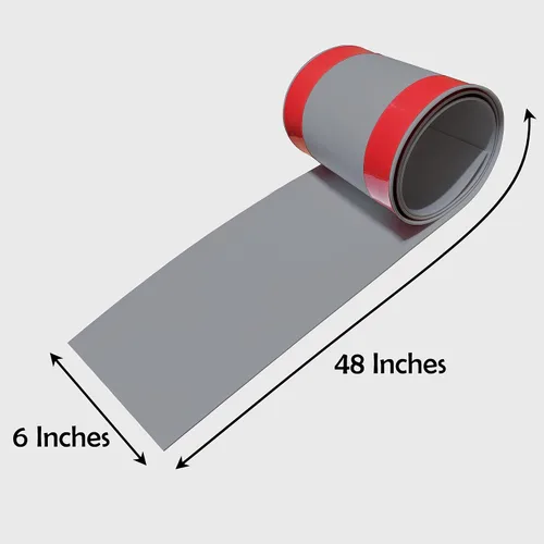 Vista 2 de Rubber Bond Protectores de parachoques de auto para bricolaje, 6 x 48 pulgadas, resistentes protectores de parachoques de goma autoadhesivos