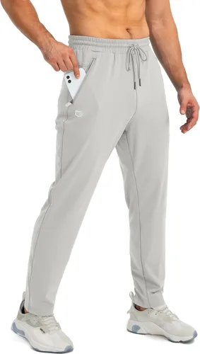 Vista 21 de G Gradual - Pantalones deportivos para hombre con bolsillos con cremallera, joggers cónicos para hombres, pantalones atléticos para entrenamiento