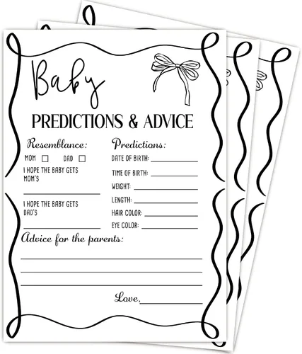 Vista 10 de Juegos del alfabeto del bebé, tarjetas divertidas de juegos de baby shower, 25 tarjetas de género neutro, kit de suministros para fiesta