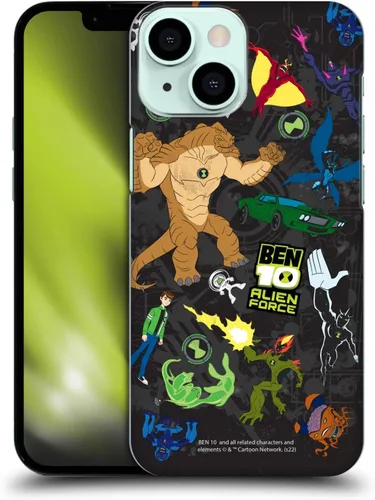 Vista 9 de Head Case Designs Funda rígida con licencia oficial de Ben 10: Alien Force Ben's Jacket Graphics compatible con Apple iPhone 13 Mini Chaqueta de Ben