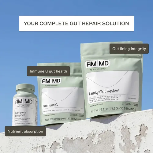 Vista 7 de Amy Myers MD Leaky Gut Revive - Sin gluten y sin lácteos - Mezcla botánica para un apoyo intestinal saludable - Apoyo a la salud gastrointestinal