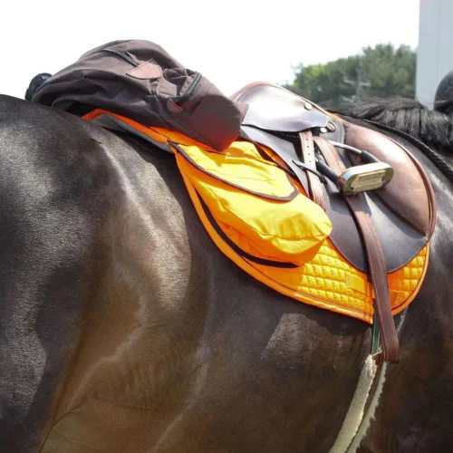 Vista 4 de Dura-Tech Bolsa de cantillo inglés Accesorio perfecto para cada jinete de caballo Almacenamiento máximo en diseño compacto Ideal para establos