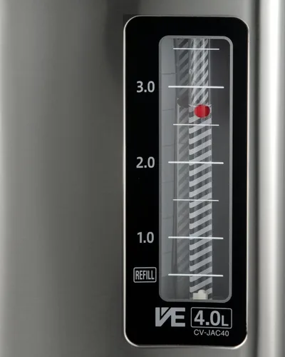 Vista 4 de Zojirushi Hervidor y calentador de agua de 4.0 litros (negro acero inoxidable) Aislamiento híbrido VE, modo de temperatura rápida, pantalla LCD