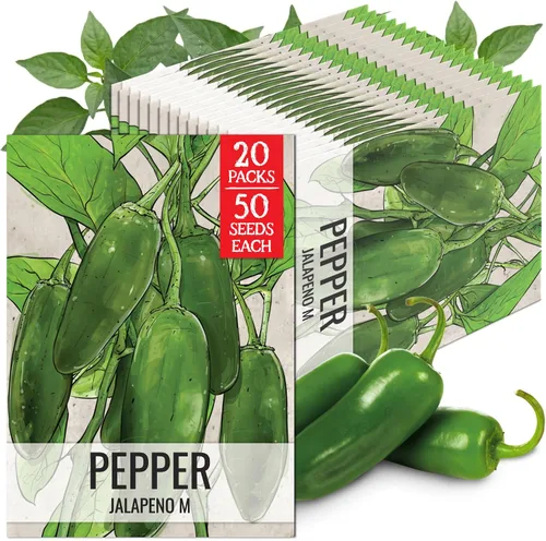 Vista 83 de Seed Needs - Semillas de pimiento arcoíris para plantar verduras, 1 paquete