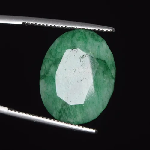 Vista 4 de Increíble 20.00ct. Corte ovalado verde esmeralda gemaEGL certificado colombiano Natural Gemstone de-032