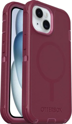 Vista 7 de OtterBox iPhone 16e, 15, 14 y 13 Defender Series - Negro, sin pantalla, resistente y duradero, con protección de puerto, se ajusta a MagSafe