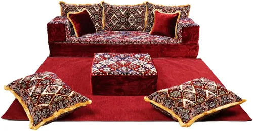 Vista 5 de arabicsofa Cojines Majlis de piso tradicionales: asientos modulares Diwan seccionales