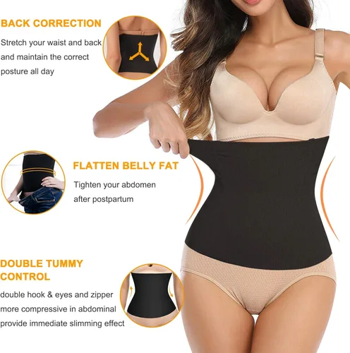 Vista 6 de SCARBORO Fajas de cinturón de recuperación de apoyo para la maternidad posparto para mujeres Shaper cuerpo barriga control cintura entrenador