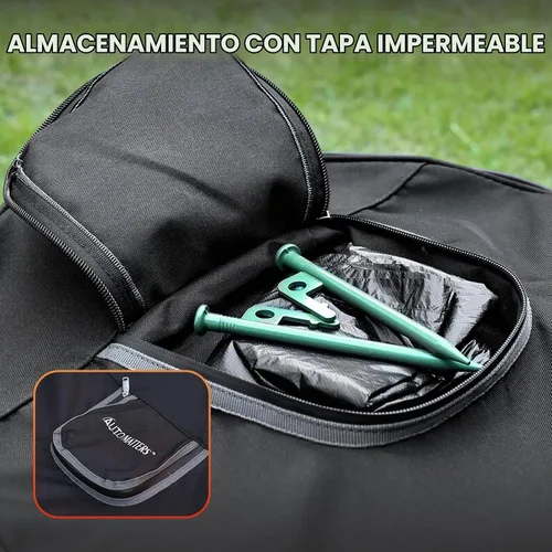Vista 5 de Papelera plegable, color negro