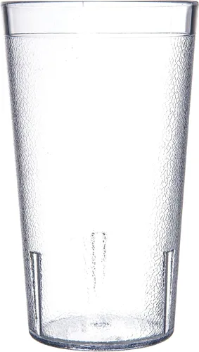 Vista 3 de Vasos de plástico Carlisle, apilables, resistentes a la rotura, sin BPA, 6 unidades, 12 onza, Transparente