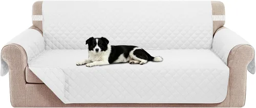 Vista 50 de Fundas para Silla Reclinable Reversibles Funda de Sofá para Mascotas Protector de Muebles Lazy Boy (Silla 23'', Beige/Beige)