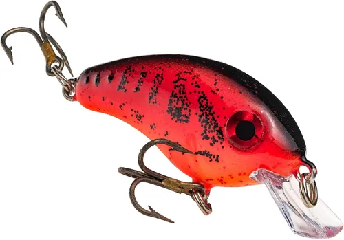 Vista 10 de Strike King Señuelo de pesca Bitsy Pond Minnow Crankbait, 3/32 oz, irresistible para los peces Chartreuse con espalda negra