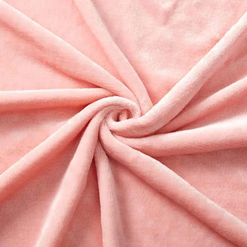Vista 6 de Homiest Manta de forro polar con flecos, suave y acogedora manta de franela rosa claro, manta decorativa ligera para sofá, cama, silla para todas