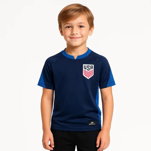 Vista 6 de Icon Sports - Camiseta de día de juego del Club América con licencia oficial - Unisex para niños