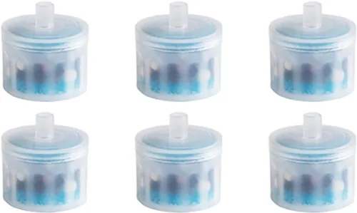 Vista 6 de Fuente de agua de cerámica para gatos, cuenco de agua súper silencioso para mascotas, 2 filtros, apto para lavavajillas (paquete de 3)