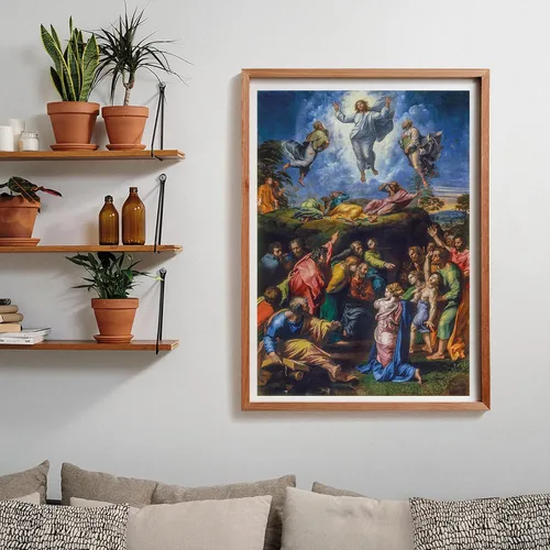 Vista 5 de Clementoni - Colección Museo-Rafael, Transfiguración-1500 Piezas Adultas, Arte, Pinturas Rompecabezas, Cuadros Famosos, Hecho en Italia, Multicolor
