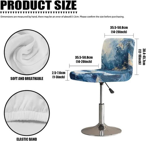 Vista 294 de American Eagle - Juego de 2 fundas para taburetes de bar para sillas de comedor, impermeables, antideslizantes, tamaño universal