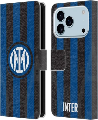 Vista 46 de Head Case Designs Officially Licensed Inter Milan Away 2025/26 Crest Kit Leather Wallet Case Compatible with Apple iPhone 11