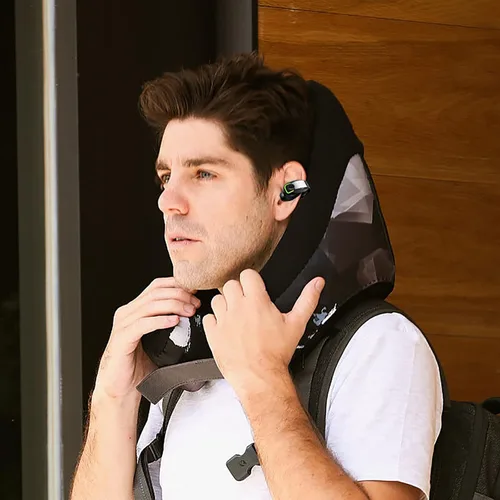 Vista 9 de Auriculares Bluetooth de oreja abierta: auriculares de conducción de aire con auriculares de clip y estuche de carga para correr y entrenar