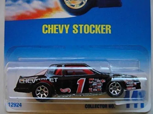 Vista 2 de Hot Wheels Versión Internacional Tarjeta Negro Chevy Stocker #441