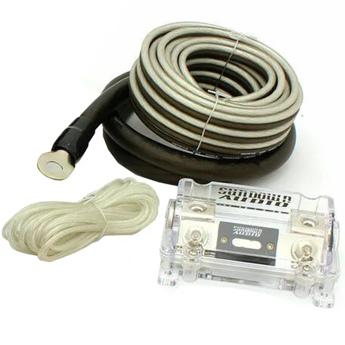 Vista 4 de Sundown Audio Kit de amplificador OFC de cobre sin oxígeno 4AWG