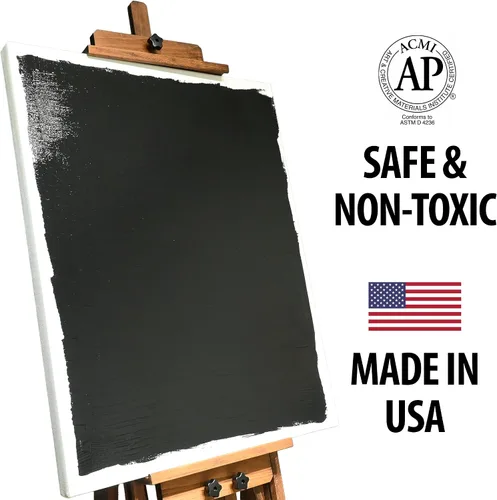 Vista 5 de Handy Art Student Acrylic 32 onzas, Black Gesso