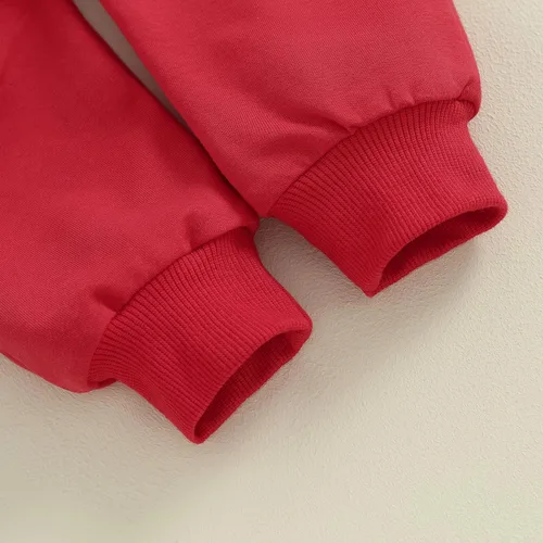 Vista 6 de Gueuusu Sudadera navideña con estampado de árbol de Navidad y camión, 2 piezas, ropa de invierno de Navidad