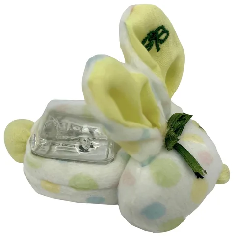 Vista 8 de Stephan Baby Peluche Shaggy Boo-Bunnie Comfort Toy y Boo Cube, azul