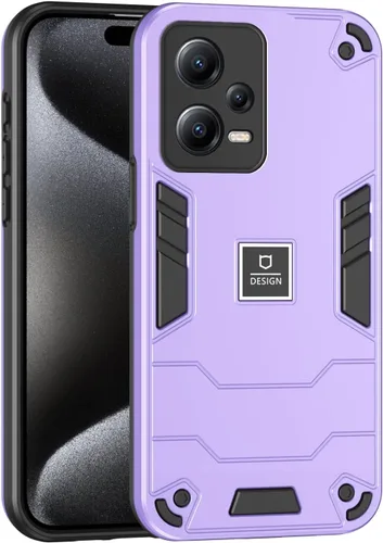 Vista 50 de Funda compatible con Redmi A1, compatible con Redmi A2 2 en 1 [PC dura + TPU], funda de teléfono negra
