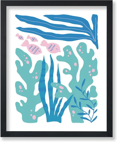 Vista 52 de Poster Master Fish Poster - Retro Aquatic Print - Marine Life Art - Groovy Fish Design - Abstract Artwork - Chic Boho Decor - Sea Design - Ocean or