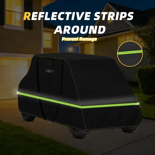 Vista 5 de Cubierta impermeable para UTV de 4 plazas – Protección 600D lado a lado, compatible con Polaris Ranger Crew XP 1000/900/570/800, General, RZR