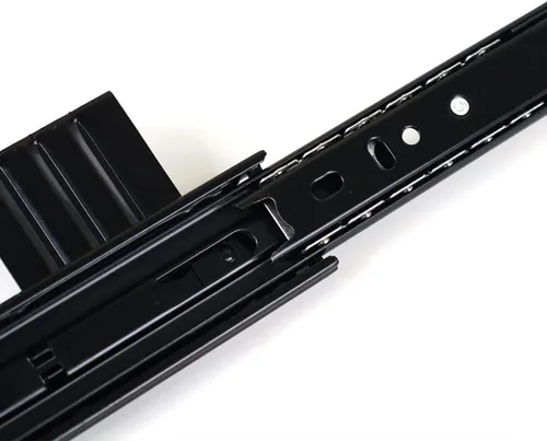 Vista 5 de V3VOGUE 2 piezas de rodamientos de bolas resistentes debajo del escritorio, bandeja para teclado de 12 pulgadas, con tornillos, montaje para colgar