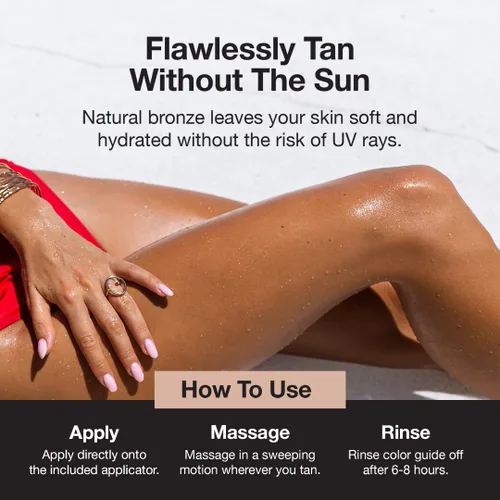 Vista 3 de Fake Bake Loción autobronceadora original con aplicador autobronceador Body Mate