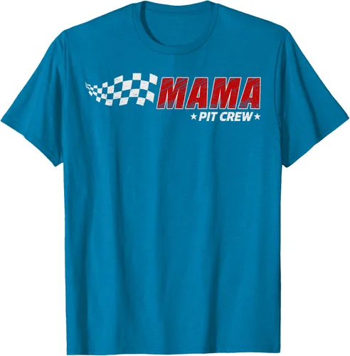 Vista 10 de Mama Pit Crew Race Car Birthday Family Matching Pit Crew Camiseta