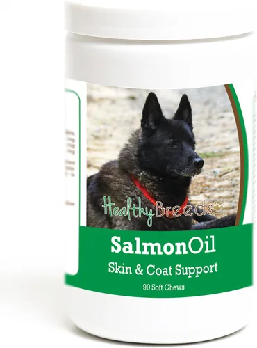 Vista 374 de Healthy Breeds Affenpinscher - Masticables suaves de aceite de salmón, 90