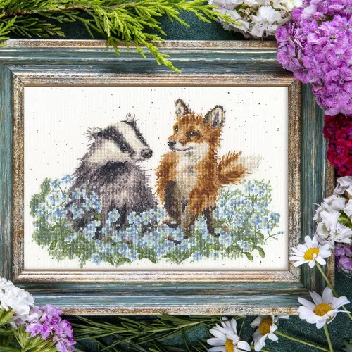 Vista 2 de The Woodland Glade XHD125 - Kit de punto de cruz