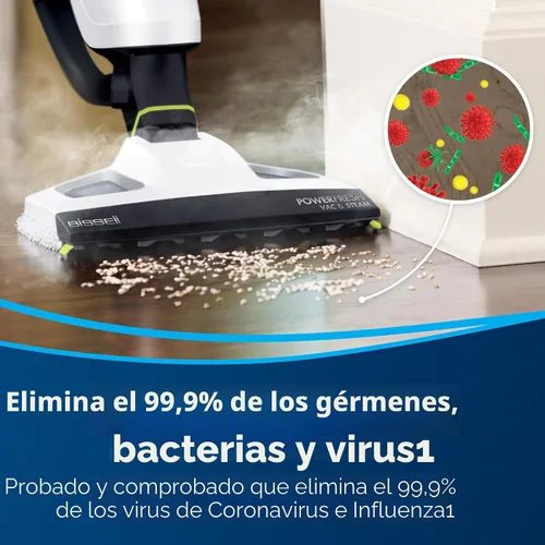 Vista 2 de Bissell PowerFresh Vac & Steam todo en uno Aspiradora y mopa de vapor, 2747A
