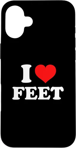 Vista 21 de Funda para iPhone 13 I Love Feet