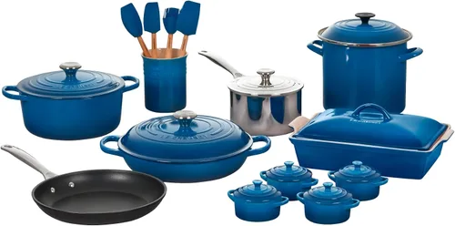 Vista 10 de Le Creuset Juego de 20 piezas de materiales mixtos, Cerise