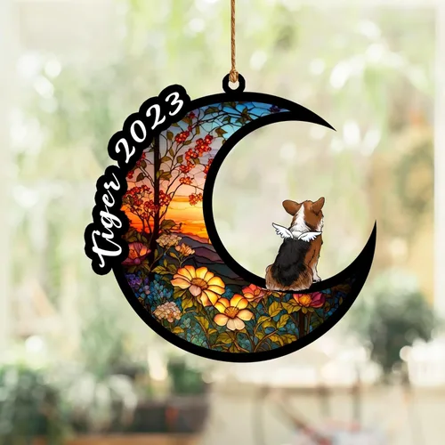 Vista 124 de Nazenti Atrapasoles conmemorativo para perros, adornos de Navidad personalizados para perros, adorno de Navidad, regalos conmemorativos para perros