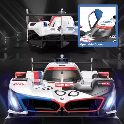 Vista 6 de Voltz Toys Coche RC Le Mans a escala 1/14 con licencia Le Mans Series a control remoto, modelo de auto de juguete para niños y adultos con puertas