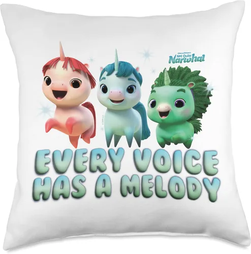 Vista 5 de Every Voice Has a Melody - Almohada de 16 x 16 pulgadas, multicolor